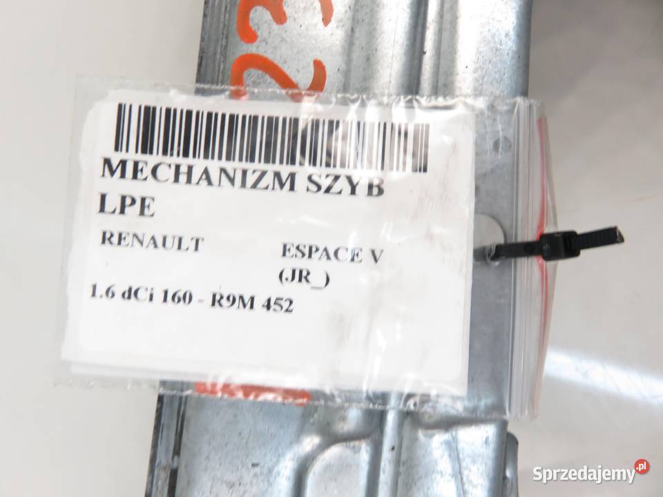 PODNOŚNIK SZYBY LEWY PRZEDNI RENAULT ESPACE V małopolskie