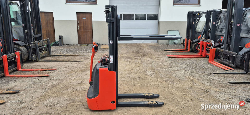 Elektryczny Paleciak Linde L10 2015 Triplex 445 mazowieckie Małkinia Górna