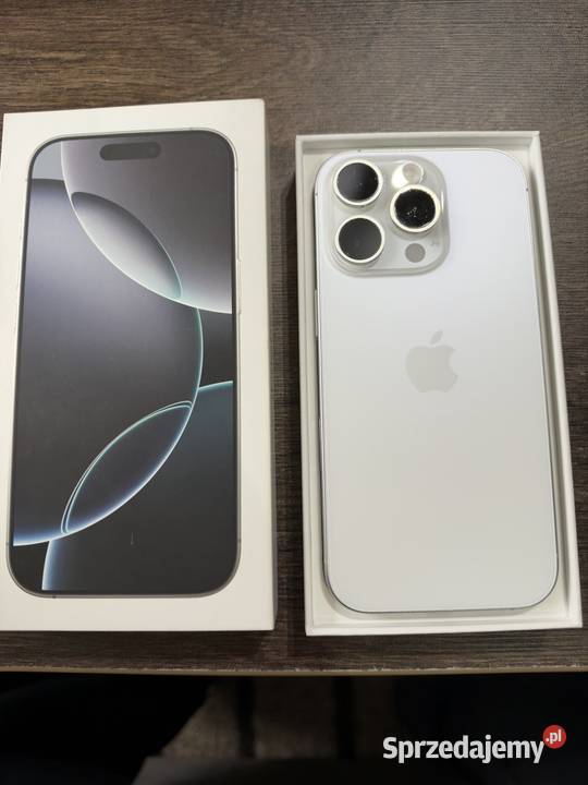 iPhone 16 pro 128 GB biały Czempiń