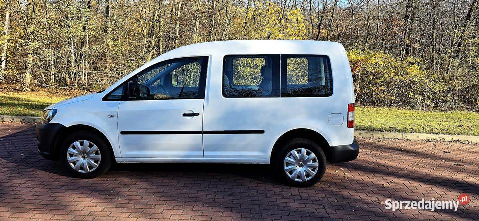 VW Caddy 20 MPI 110gaz LPG bezwypadkowy elektryczne szyby śląskie Czeladź