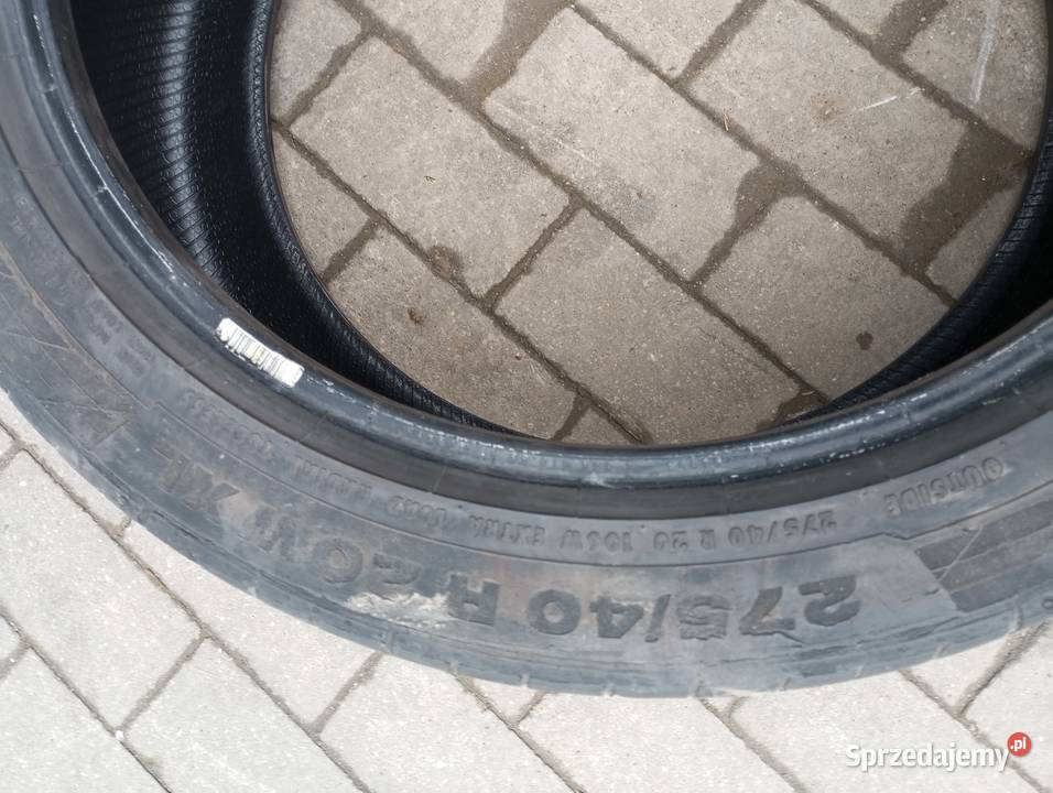 Continental ContiSportContact 27540 R20 2 Samochodowe