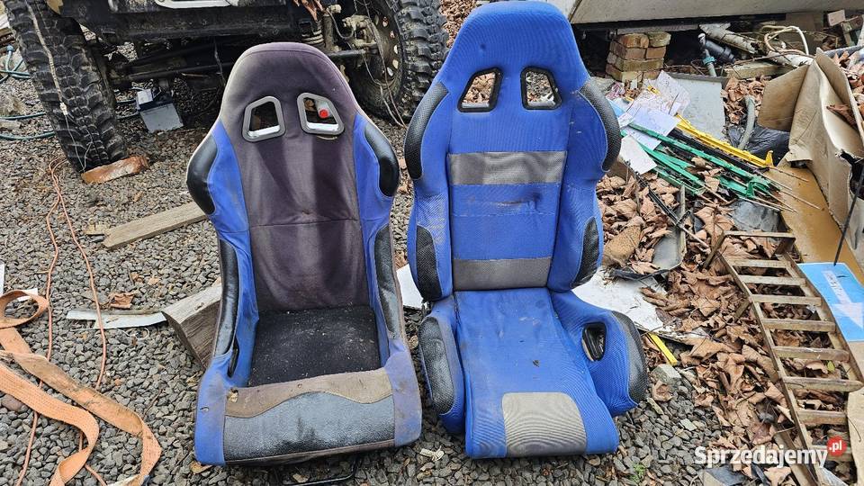 Dwa fotele kubełkowe sportowe off road do zmoty dolnośląskie Nowa Ruda sprzedam