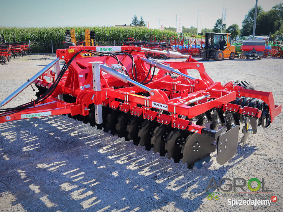 Brona talerzowa hydrauliczna TORNADO 35m 4 m 45m Grudusk