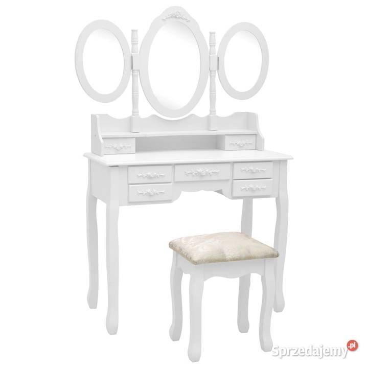vidaXL Toaletka z taboretem 289326