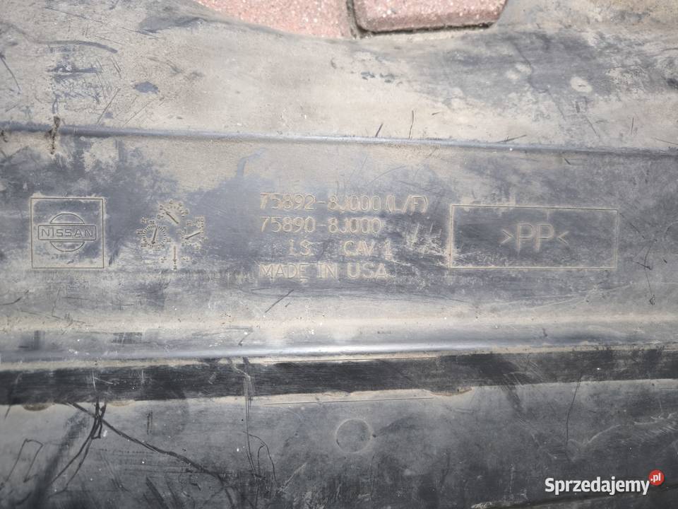 Osłona dolna silnika Nissan Altima 75890 8J000 Bytom