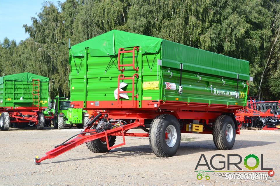 Przyczepa PRONAR dwuosiowa T 653/2 6t PT606 PT608 8t paletowa rolnicza
