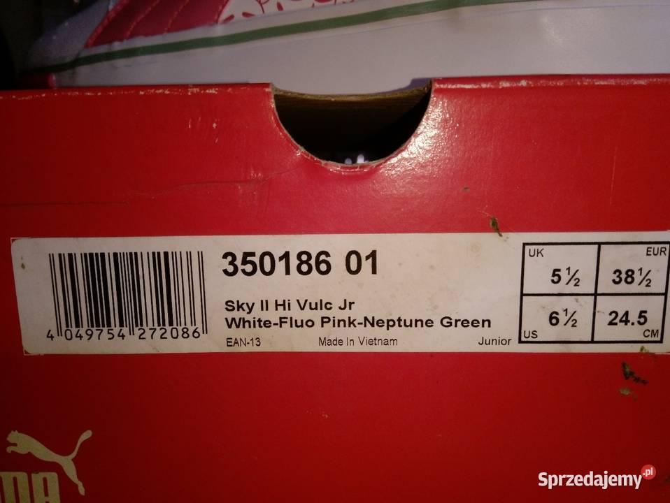 Buty skórzane sportowe Puma nowe rozmiar 385 skóra Mińsk Mazowiecki