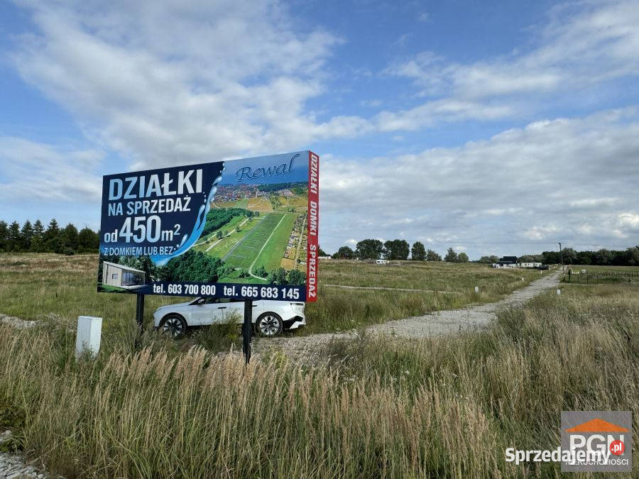 sprzedaży gruntu Rewal 450m2 szambo zachodniopomorskie