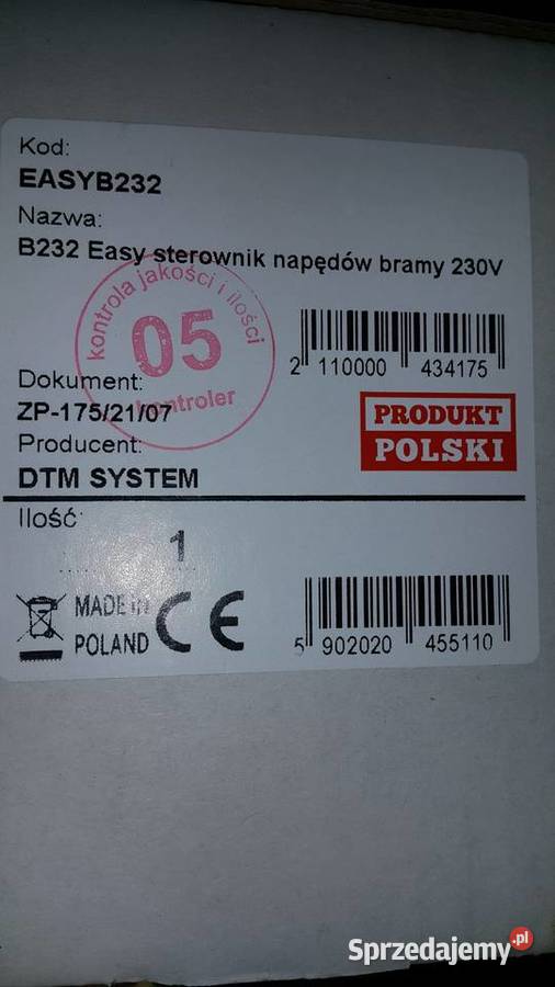 DTM 400 napęd bramy skrzydłowej Warszawa