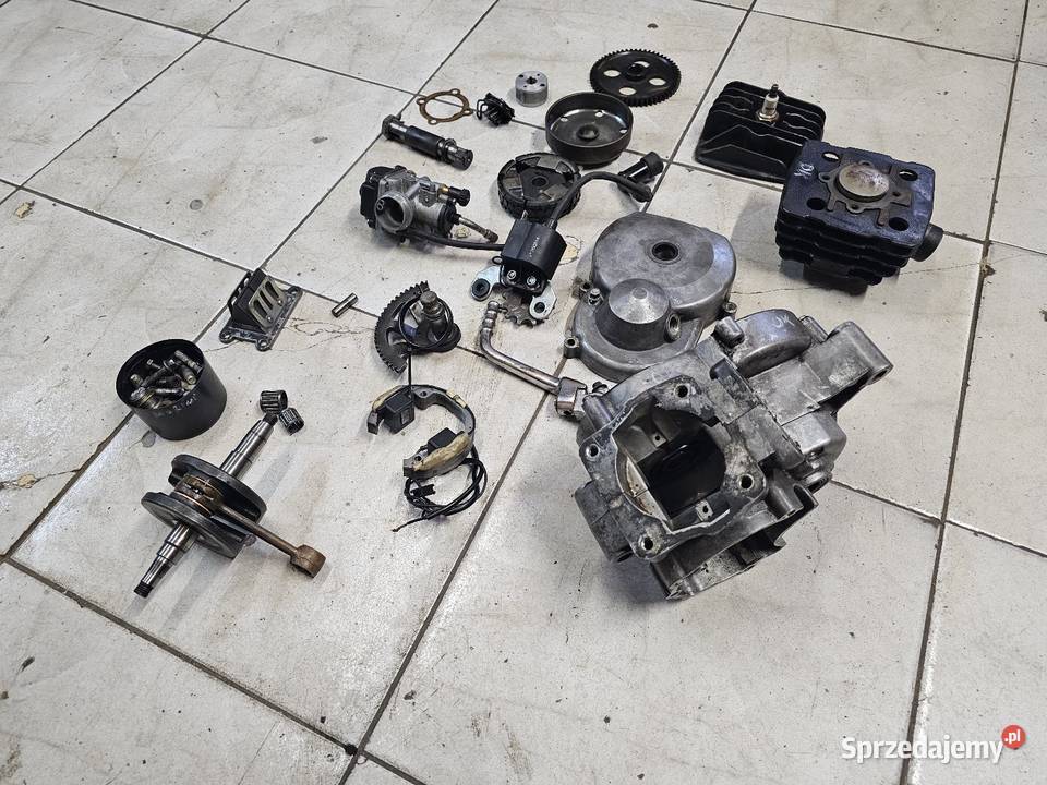 NRG 50 silnik części wał sprzęgło kapa kopka Silniki dolnośląskie