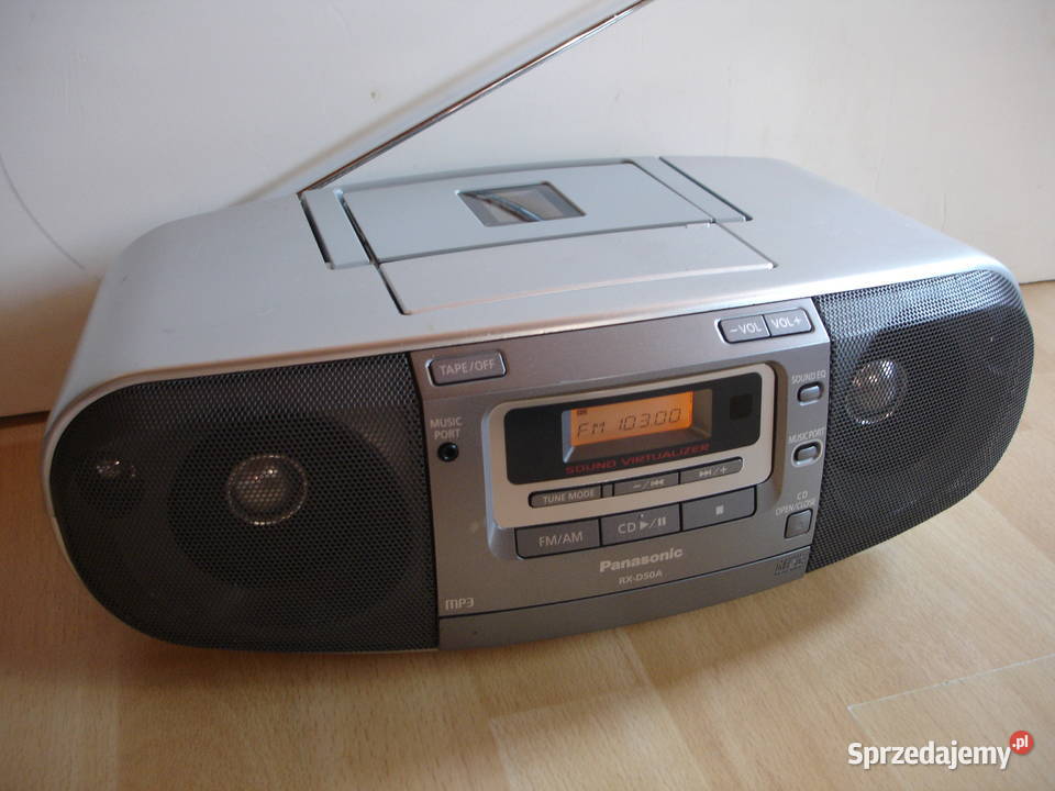 Radiomagnetofon PANASONIC RXD50 lubuskie Zielona Góra