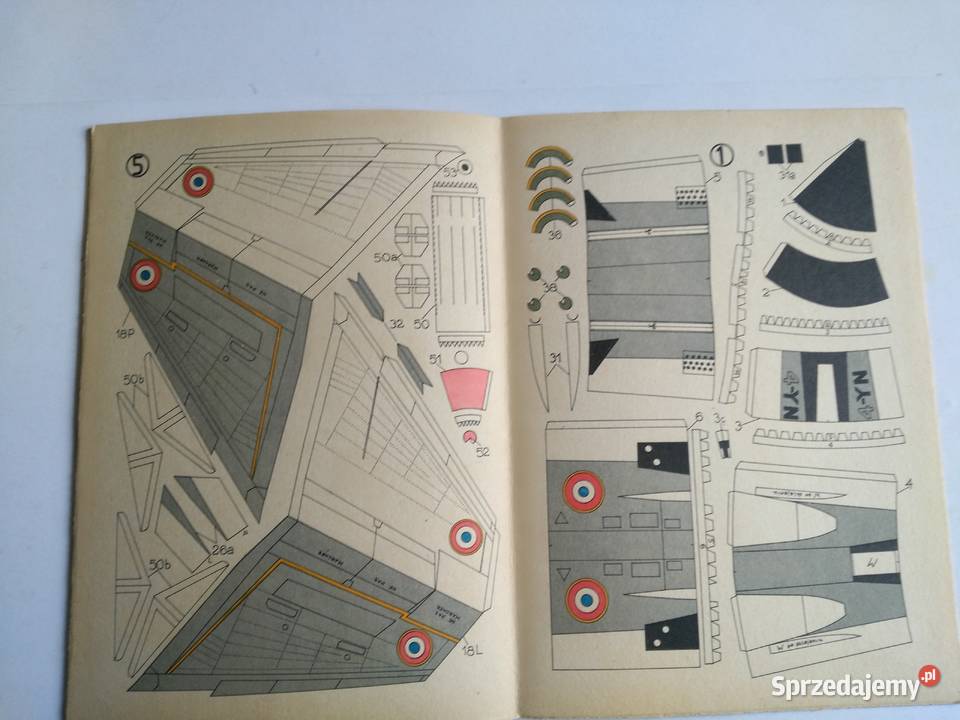 Mały Modelarz 91987 Samolot myśliwskobombowy Dąbrowa Górnicza