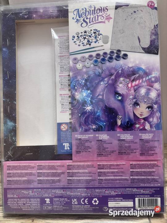 Nebulous Stars Obraz Malowanie według Liczb różowy Żary