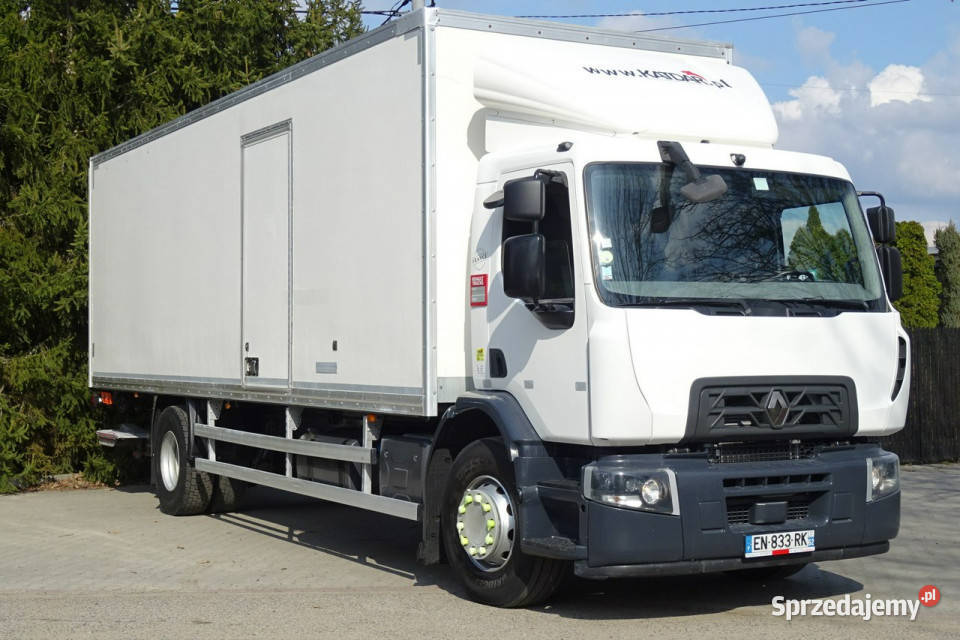 Renault D19 Premium Euro 6 kontener 21p winda blokada mostu Samochody ciężarowe Góra Kalwaria