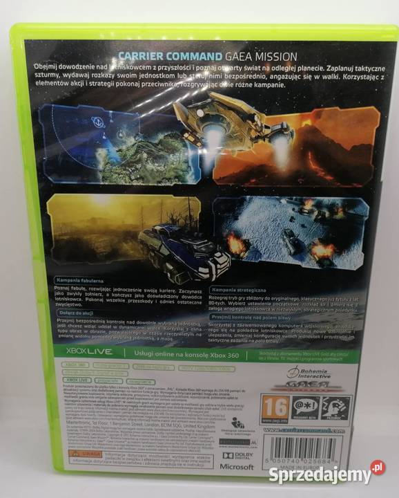 Gra Carrier Command Gaea Mission Xbox 360 warmińsko-mazurskie