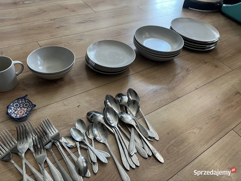 Sprzedam używane sztućcekubkitalerze Sztućce