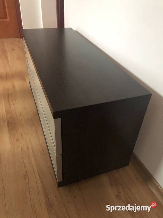 Komoda drewniana z dwoma szufladami z matowego 93cm Komody Koszalin