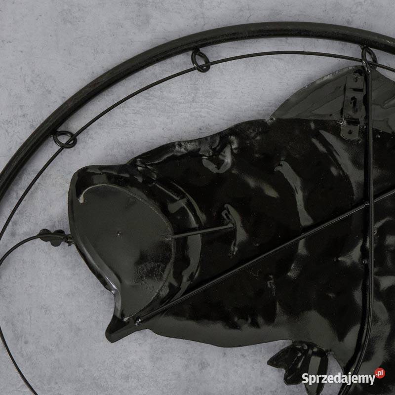 Dekoracja ścienna metalowa 3D LOFT RYBA NA WĘDCE Chmielnik