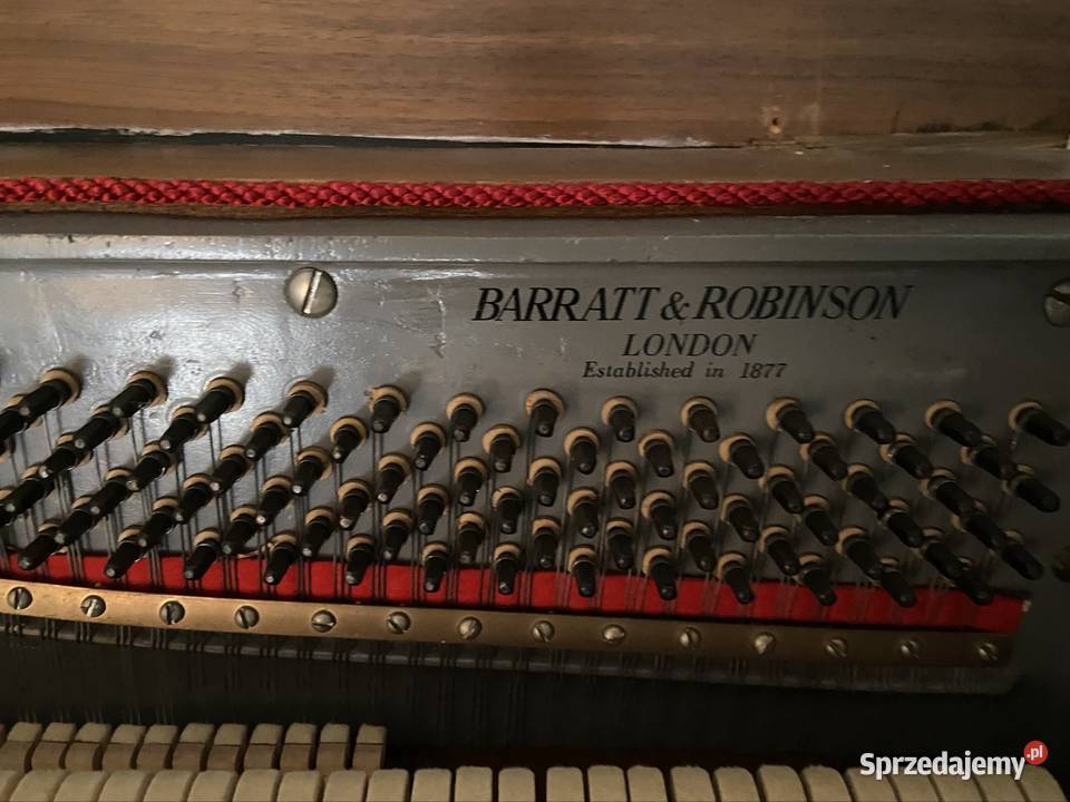 Pianino akustyczne Barratt Robinson Londyn Instrumenty klawiszowe i MIDI mazowieckie Warszawa