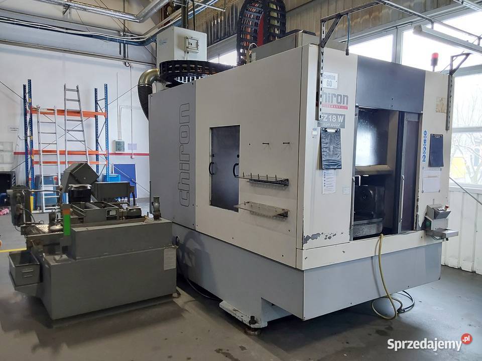 Centrum obróbcze CHIRON FZ 18 W 2000 r lubuskie Strzelce Krajeńskie