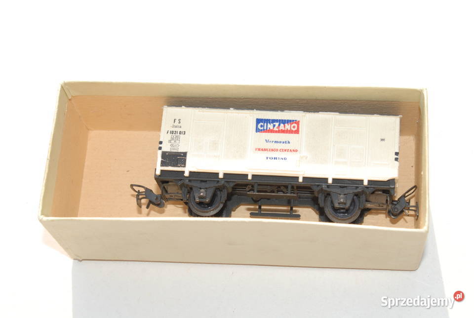 Stara zabawka wagon chłodnia Italia FS Cinzano Cieszyn