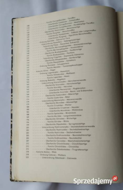 URANIA TIERREICH Sugetiere Hajnówka