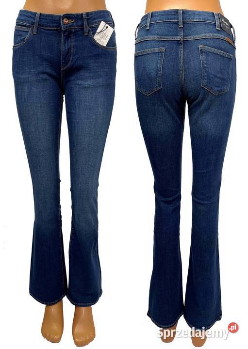 Spodnie damskie Wrangler Avery Bootcut W31 L34 Bez wzoru warmińsko-mazurskie