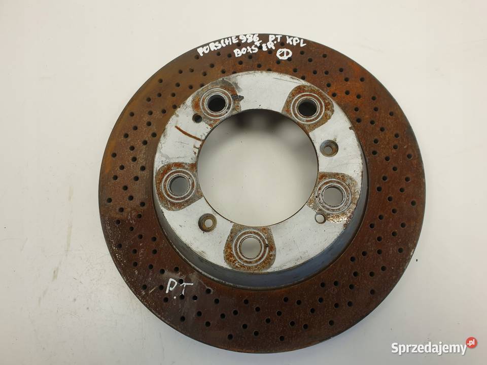 Porsche Boxster 986 32 TARCZA HAMULCOWA TYŁ Kpl Rudka