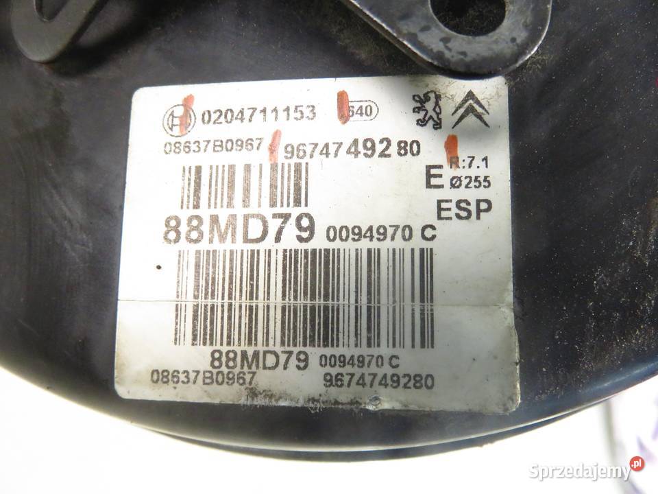 SERWO CITROEN DS4 16 HDi 115 9HD DV6C 0204711153 sprzedam