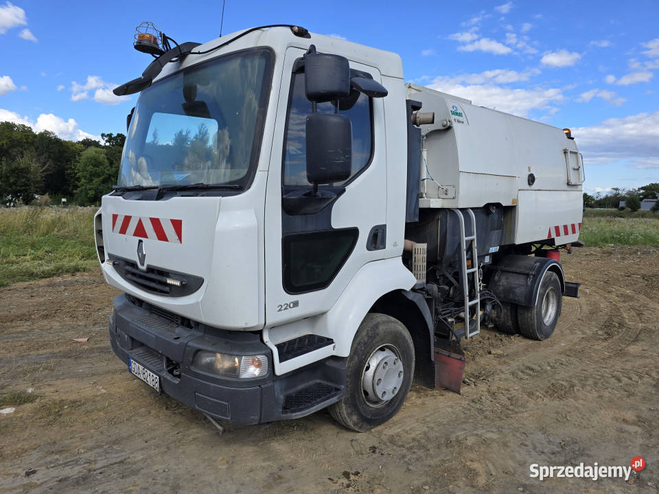 Zamiatarka RENAULT Midlum 2012 r 105 731 pełny VAT Czarne