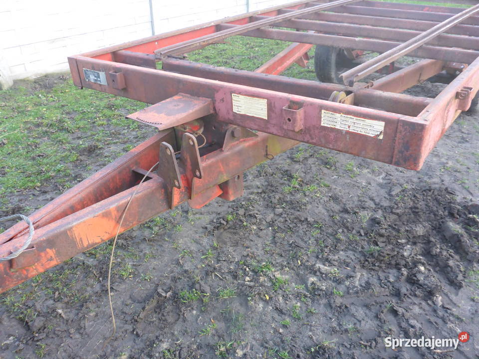 przyczepa KRONE optimat jednoosiowa rozrzutnik Radom