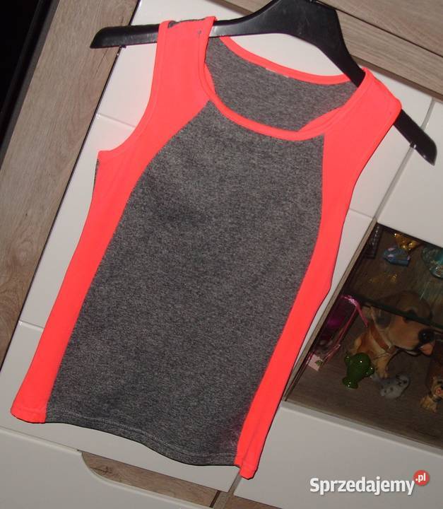 TXM Fajna Szaro Różowa Bokserka top r152