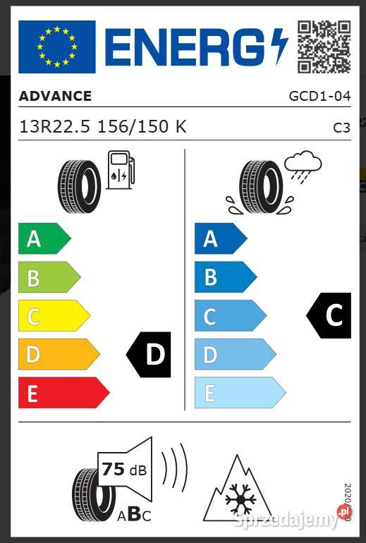 ADVANCE GCD1 13 R225 Opony napędowe budowlane 4 podkarpackie Zarębki