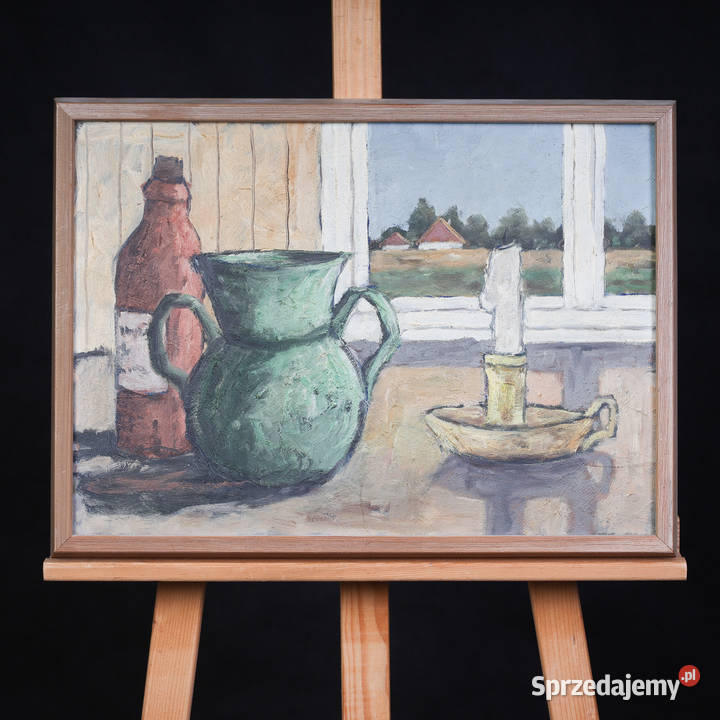 ARTexpert Obraz olejny na płycie martwa natura Dobrzany