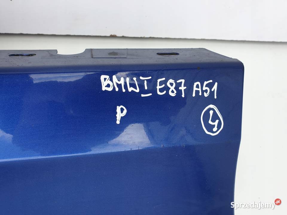NAKŁADKA PROGOWA PRÓG PRAWY A51 BMW E81 E82 E88 osobowe Rudka