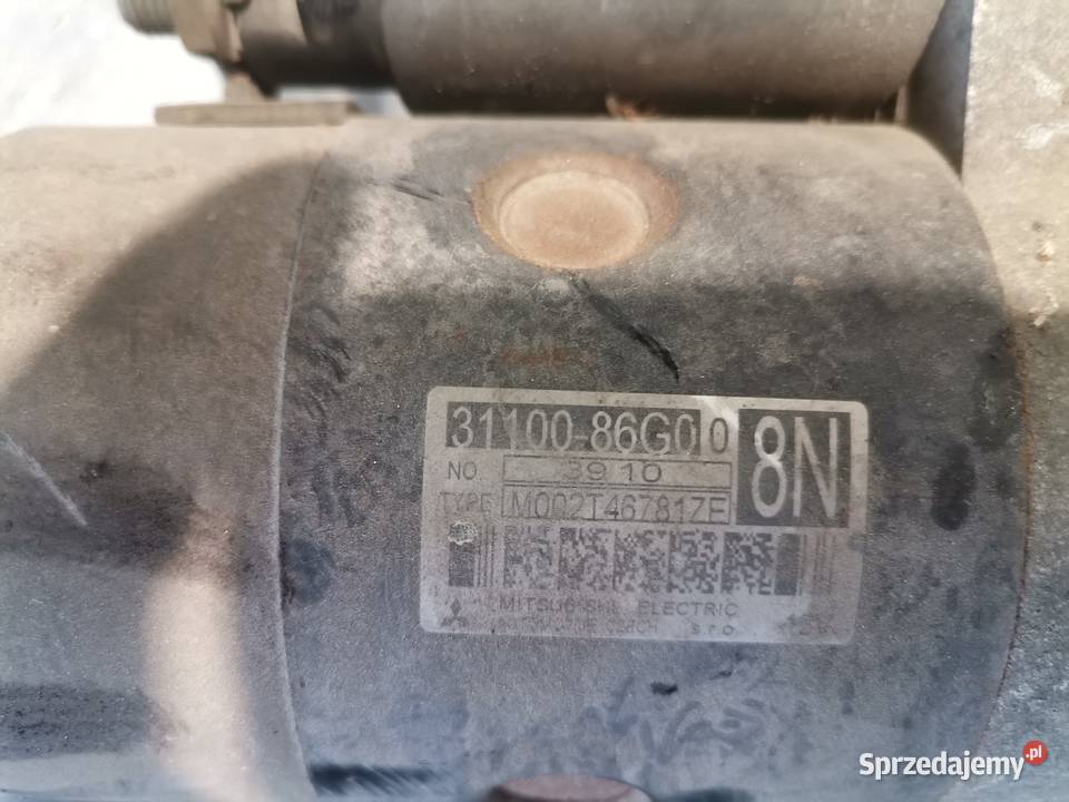 ROZRUSZNIK SUZUKI WAGON R 13 B Układ elektryczny silnika Nowy Sącz sprzedam