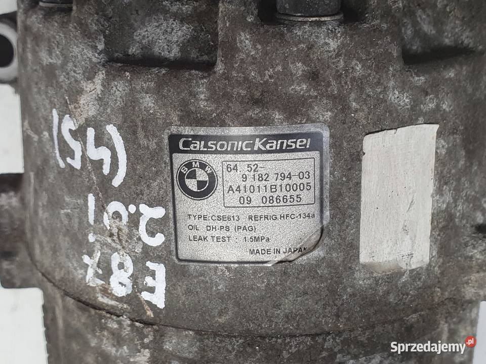 BMW E87 E90 20 i SPRĘŻARKA KLIMATYZACJI pompa osobowe Janów