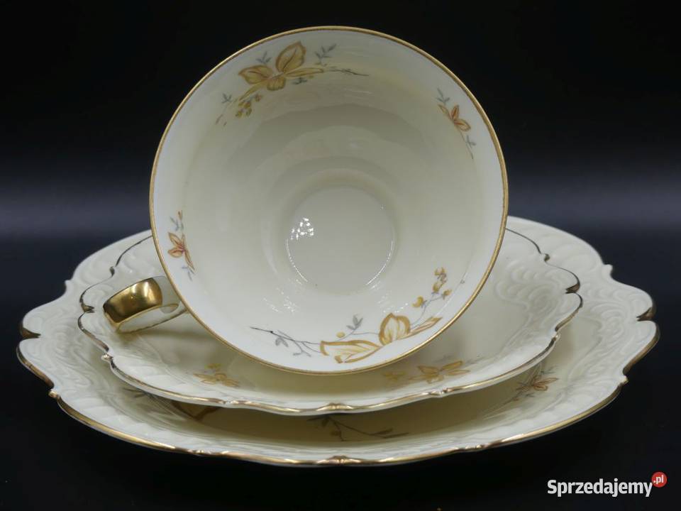 Komplet śniadaniowy Sorau Żary piękne reliefy Poznań