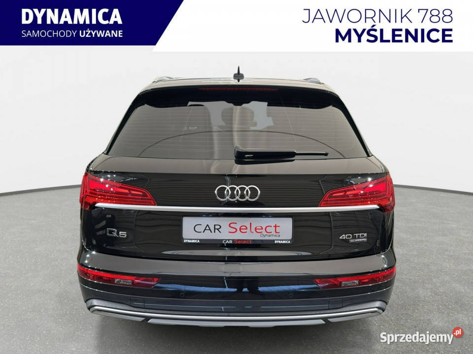 Audi Q5 VAT 23 Advanced 40TDI mHEV 204 Stronic czarny Myślenice sprzedam