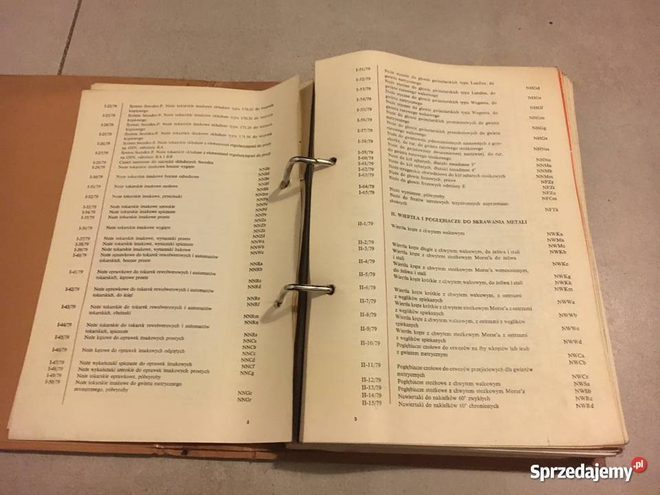 Katalog Narzędzi Skrawających WEMA lata 70
