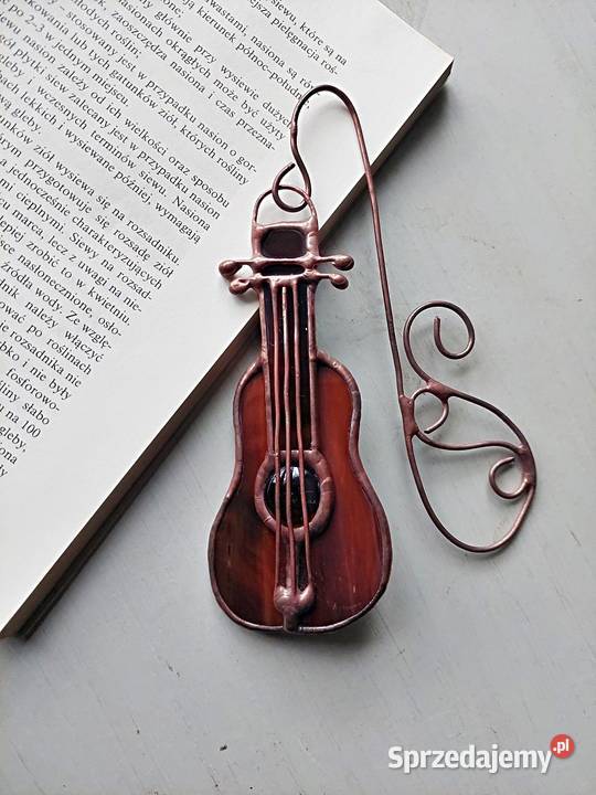 zakładka do książki Gitara klasyczna witraż śląskie Piekary Śląskie