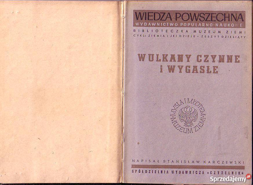 8813 WULKANY CZYNNE I WYGASŁE STANISŁAW Czyrna