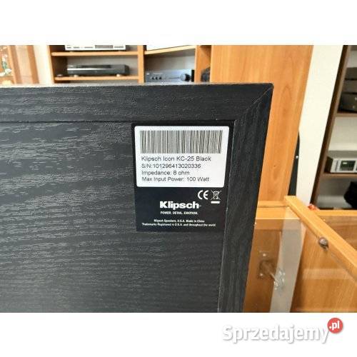 Klipsch Icon KC25 kolumna centralna Kino domowe Słuchawki i głośniki