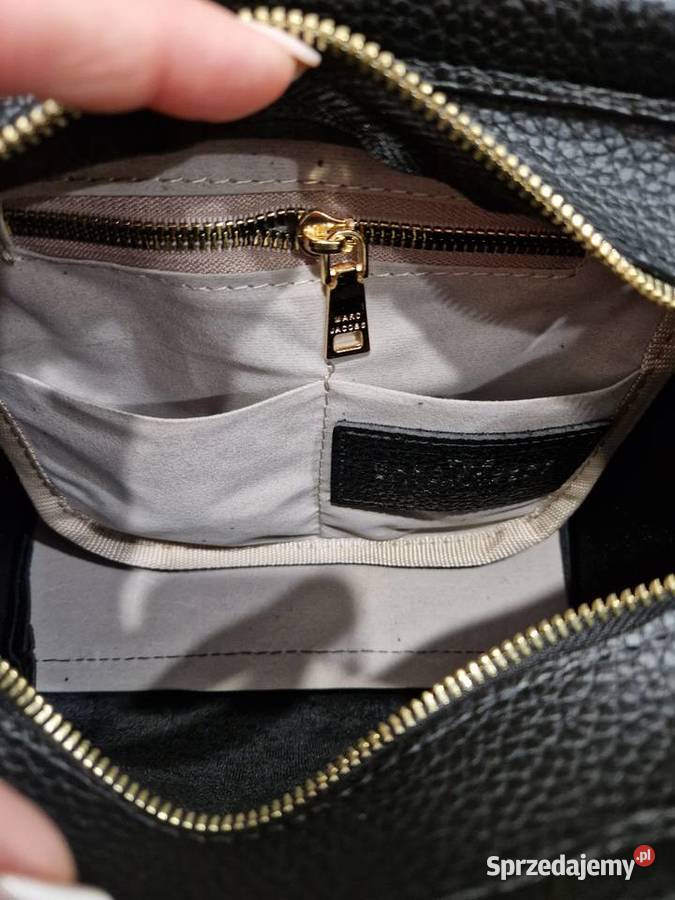 Torebka The Tote Bag Marca Jacobsa czarna medium wielkopolskie Września