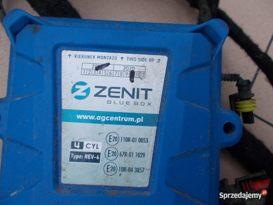 instalacja gazowa sekwencja LPG ZENIT BLUE BOX Zamość