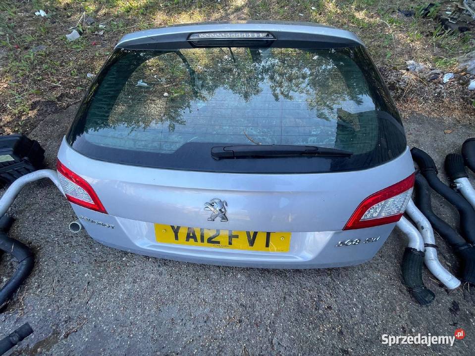 Peugeot 508 2012 20003 Tylna klapa bagażnika Barłogi