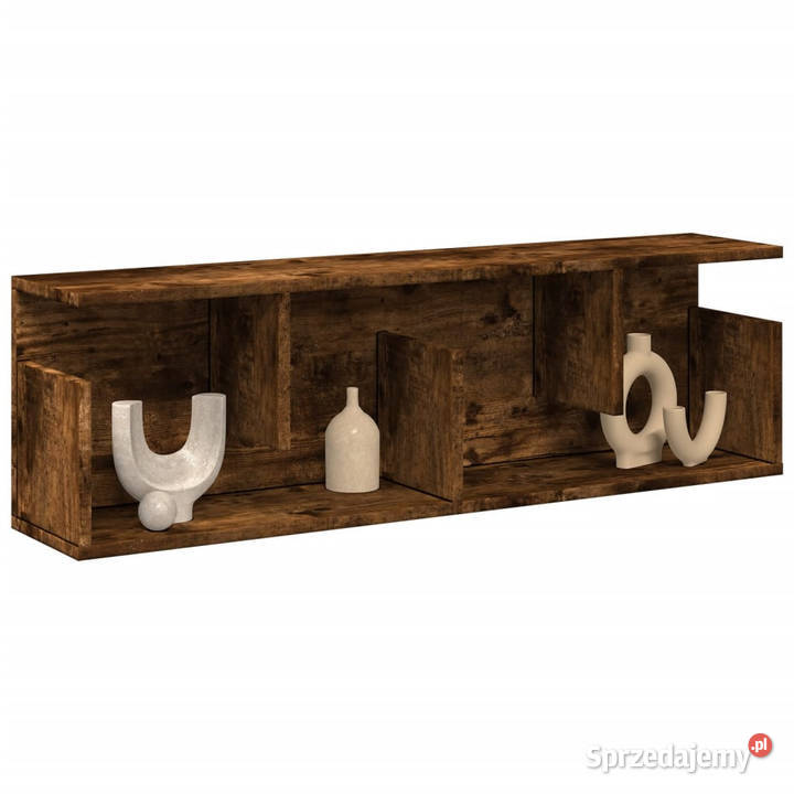 Półka ścienna 100x20x30 przydymiony dąb WM854845 sprzedam