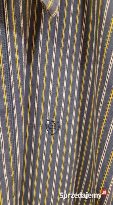 KOSZULA męska marki Cottonfield L bawełna ciemno Rozmiar L Lublin