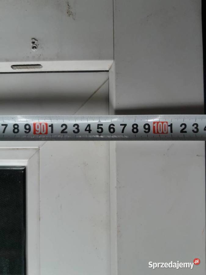 Drzwi PCV 112x250 Przeszklone koloru białego