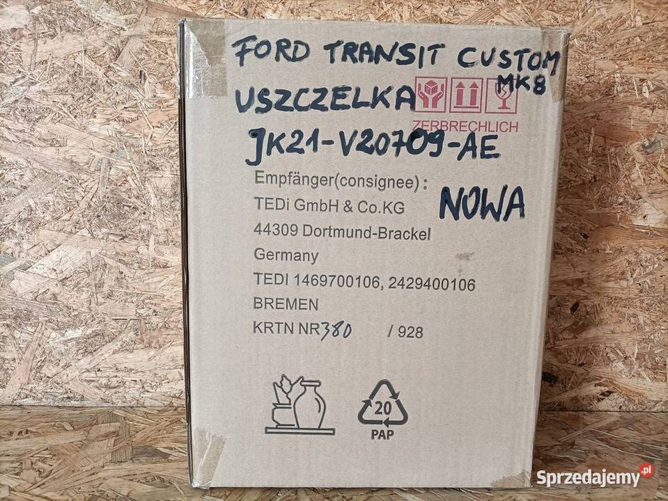 FORD TRANSIT CUSTOM MK8 USZCZELKA DRZWI LEWY Uszczelki Pleszew